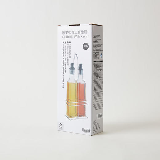   厨房分装瓶玻璃瓶附支架油醋瓶 商品图3