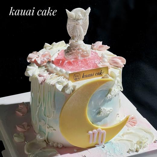 烤爱·处女座  星座蛋糕5寸加高（夹心当季水果、草莓奶冻）·生日蛋糕系列·下午茶聚会生日节日【仅限深圳同城配送】 商品图7