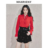 MAXRIENY2024【商场同款】冬季新款新年红百搭衬衣(货号:MS85TP753) 商品缩略图0