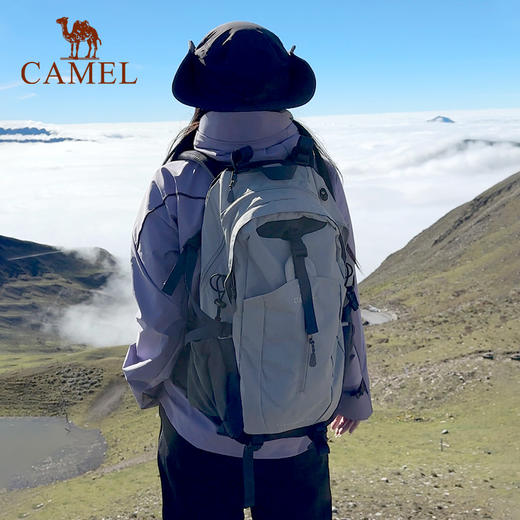 骆驼（CAMEL）户外运动登山休闲旅行双肩背包 574D373627—rxs 商品图6