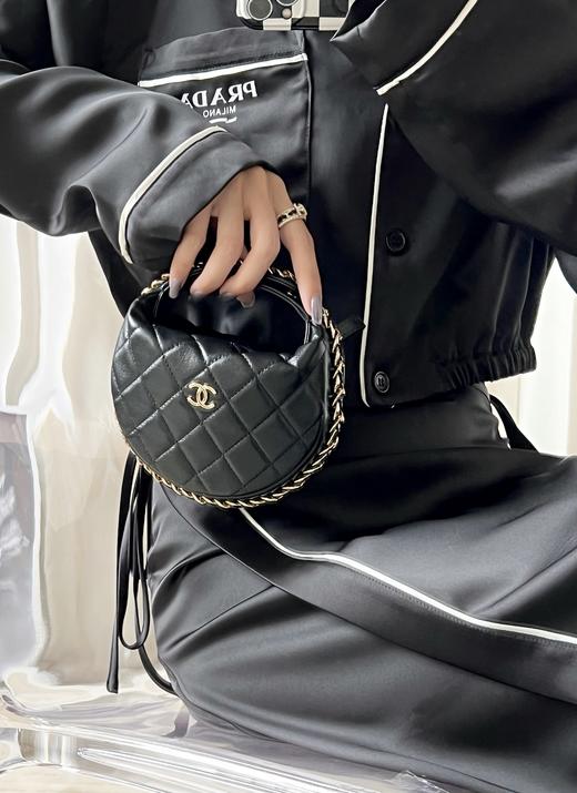 香奈儿 23C 早春度假系列 pouch圆圈链条手拿包 呼啦圈（LZ） 商品图4