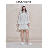 【商场同款-25春新品】MAXRIENY流光小白裙晕染钉珠桑蚕丝连衣裙(货号:MC85DR810) 商品缩略图1