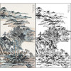 谢稚柳山水工笔画白描底稿《江邨消夏》临摹勾线高清打印稿XZ40 商品缩略图0