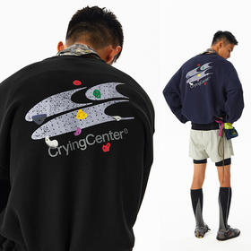 CryingCenter 攀岩馆logo圆领卫衣 哭喊中心