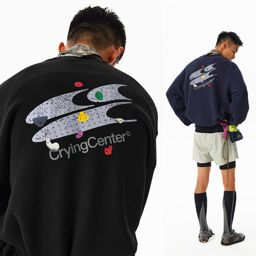 CryingCenter 攀岩馆logo圆领卫衣 哭喊中心 商品图0