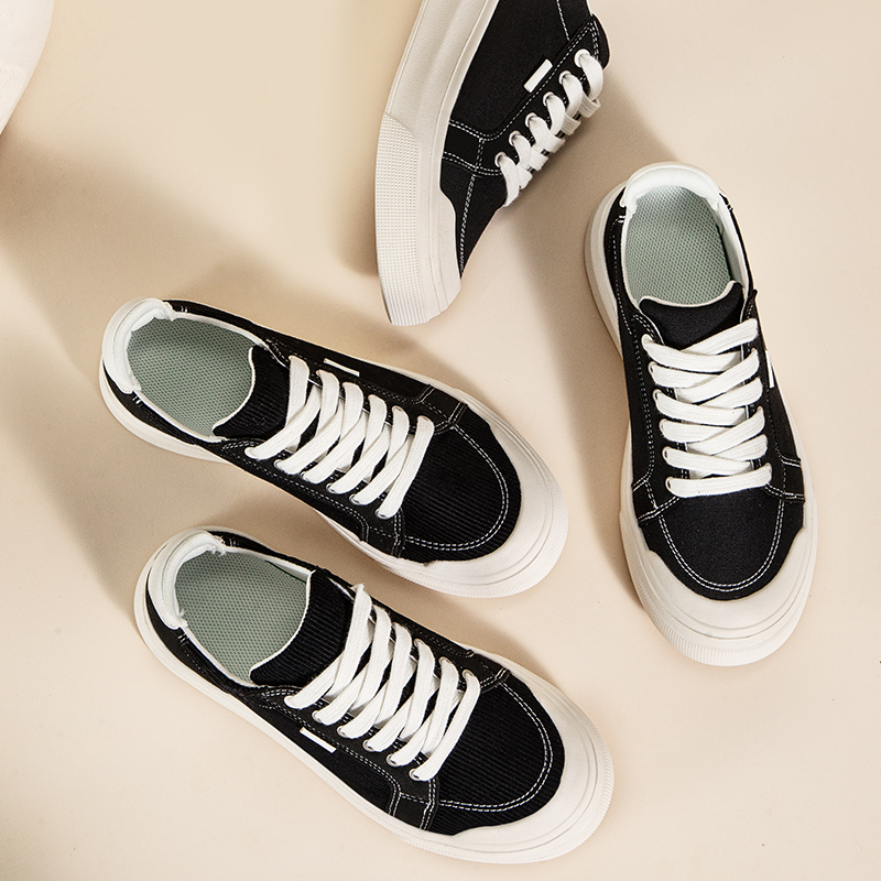 女士学生潮流仙女厚底增高运动低帮休闲板鞋新款春季经典板鞋