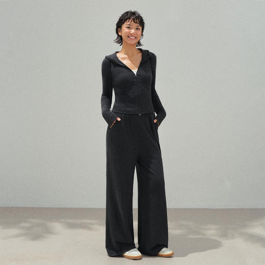 Ariseism 美式复古德绒外套+长裤运动套装女秋季新款两件套 商品图0