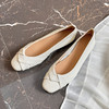 复古小羊皮（内衬含有羊皮）平底鞋--浅口平底一脚蹬 商品缩略图8