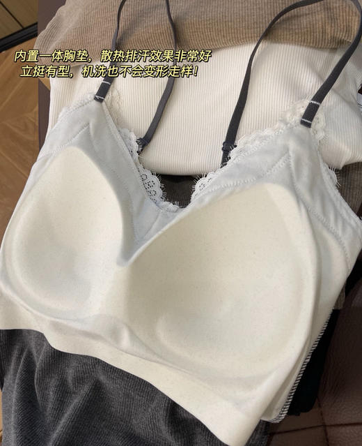 维多利亚五色蕾丝螺纹吊带背心0828 商品图6