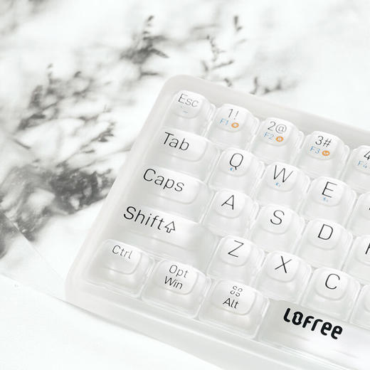 洛斐LOFREE OE907 1%双模机械键盘 迷雾 商品图1