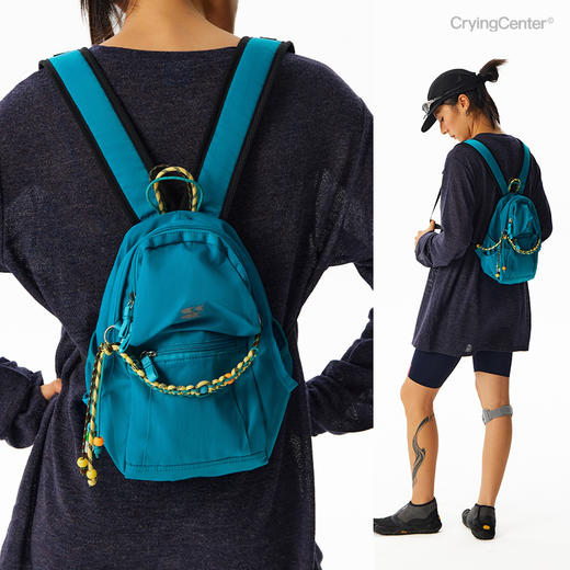 CryingCenter尼龙编织绳挂绳串珠野餐包迷你双肩包登山包哭喊中心 商品图8