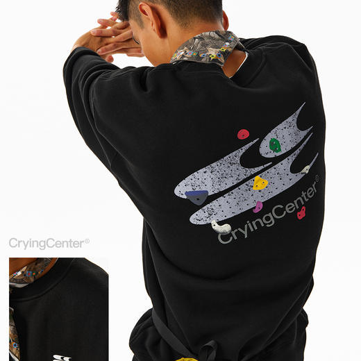 CryingCenter 攀岩馆logo圆领卫衣 哭喊中心 商品图1