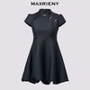 MAXRIENY2024年新中式提花花苞连衣裙美拉德穿搭(货号:MS85DR078) 商品缩略图4