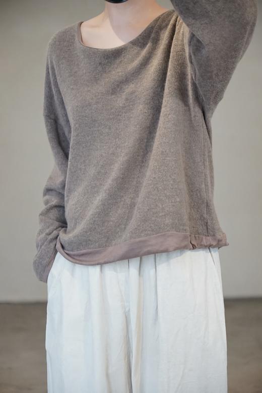 elsa esturgie 2色圆领毛衣 商品图1