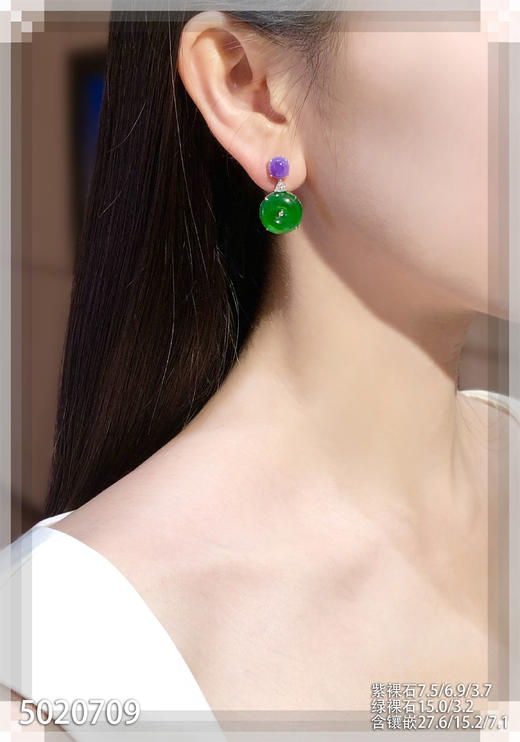 5020709，平安扣耳坠。具体价格微信咨询 商品图4