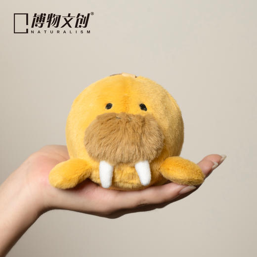 博物文创|小圆宝 海象 毛绒 可爱 挂饰玩偶公仔 礼物 商品图4