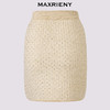 MAXRIENY鎏金小香半裙25秋款烫钻花纱包臀裙小香风气质羊毛短裙(货号:MF86SK501) 商品缩略图4