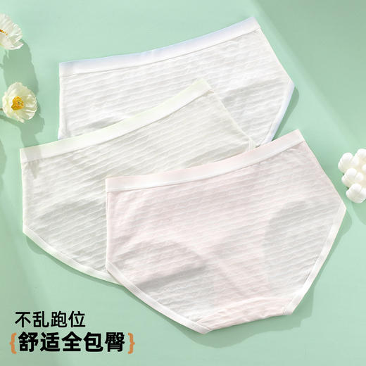 ALDOLA/雅黛俪内裤女纯棉全棉裆无痕女生三角裤中腰短裤2025新款 商品图6