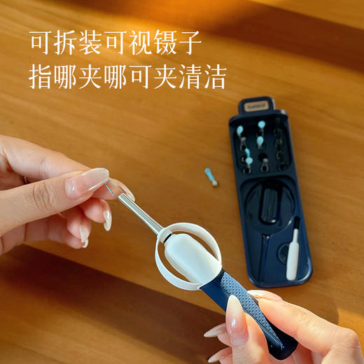 【大人孩子都能放心用的可视挖耳勺】【耳鼻喉科专家推荐】Bebird采耳工具套装  自研创新蛇形技术专利  专业高清内窥镜  多种清洁头  可夹可掏可刮 ~ 商品图6