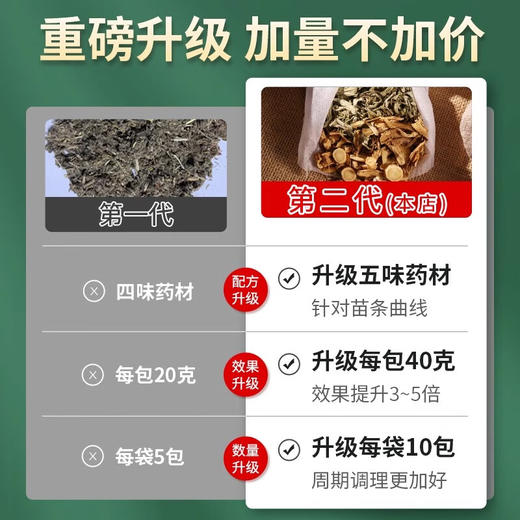 瑶辰泡脚药包40g/包*20包 (轻身纤体足浴包艾草草本瑶浴泡澡男女通用) 商品图2