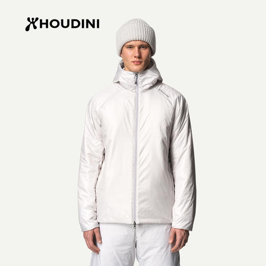 HOUDINI胡丁尼 Dunfri 邓菲 男款户外防风防水保暖棉服带帽外套820007 商品图2