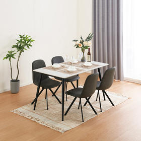 【家具】家具餐厅轻奢大气岩板餐桌饭桌N7016