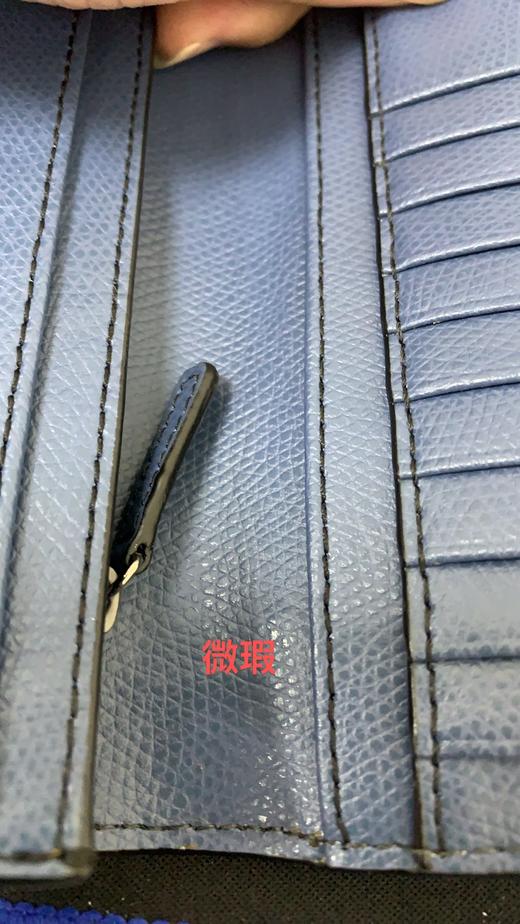 191934839788 迈克高仕MICHAEL KORS MK WARREN男士真皮两折多卡位手拿长款钱包【18x2x10cm】 商品图5