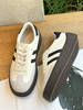 【百图lulu定制】【德训鞋】黑白灰配色 随便一搭就很有风格 牛皮鞋面 头层猪皮鞋垫 板鞋 商品缩略图0