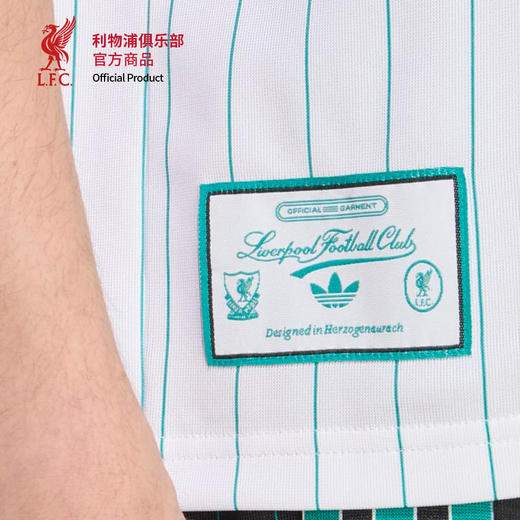 【官网同款】利物浦俱乐部 | 白色条纹复古球衣足球休闲文化短袖 商品图3
