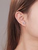 卡蒂罗KADER 彩虹蝴蝶耳钉 小众轻奢灵动精致原创养耳洞#好运 925银 耳钉 女款 商品缩略图6