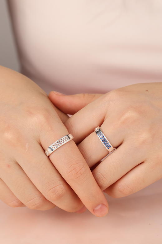 新款925纯银莲师守护戒戒指镶嵌捷克钻石 商品图0