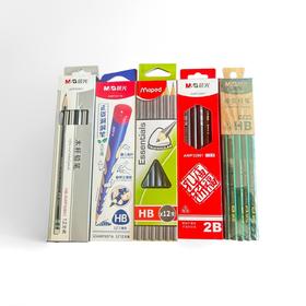 晨光小学生2B铅笔HB铅笔木杆铅笔洞洞笔绘图铅笔马培德HB任选