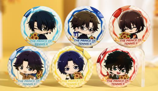 bilibiliGoods 新网球王子 Gift for you SD 冬季校服 Q版马口铁徽章 吧唧 6包/盒 国谷 商品图0