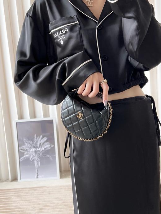 香奈儿 23C 早春度假系列 pouch圆圈链条手拿包 呼啦圈（LZ） 商品图9