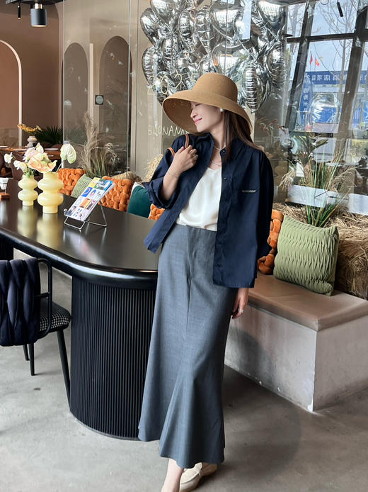 2509115    斜门襟鱼尾羊毛半裙 商品图8