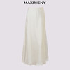 MAXRIENY精致优雅感收腰伞摆高腰半身裙25夏款蕾丝拼接设计感长裙(货号:MF86SK260) 商品缩略图4