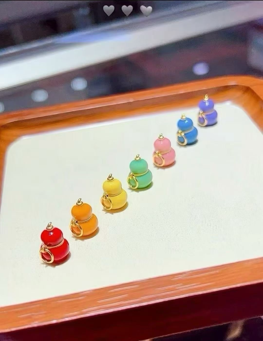 【新品首发】七彩葫芦吊坠 黄金足金福禄新中式葫芦转运珠女士礼物MEMORA诗普琳HP9078、HP9079