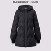 【商场同款】MAXRIENY钉珠织带收腰羽绒服24冬新款保暖外套中长款(货号:MS85DC752) 商品缩略图4