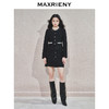 MAXRIENY秋冬小香风黑色高腰半身裙时尚显瘦秋季粗花呢短裙(货号:MS85SK760) 商品缩略图1