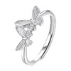 卡蒂罗KADER 蝴蝶女戒 925银立体双蝶轻奢精致优雅时尚森系高级设计感小众百搭戒 恋爱告白女生闺蜜款 商品缩略图0