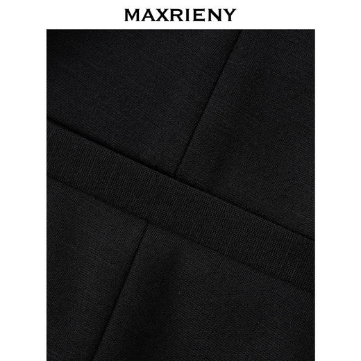 MAXRIENY极简通勤穿搭高腰长裤显高25秋款微喇高腰修身休闲裤女(货号:MF86TR501) 商品图2