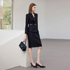 IWY/气质干练黑色职业西装套裙女高级感接待商务工作服通勤正装CS2470 商品缩略图1