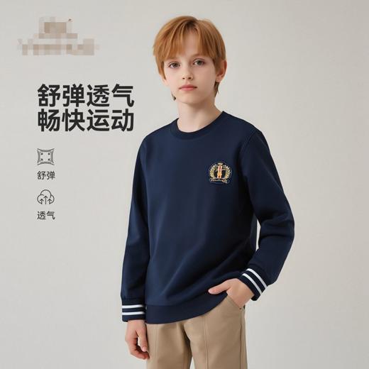 【英氏】【110-175】男童春秋款英伦学院风卫衣 商品图1