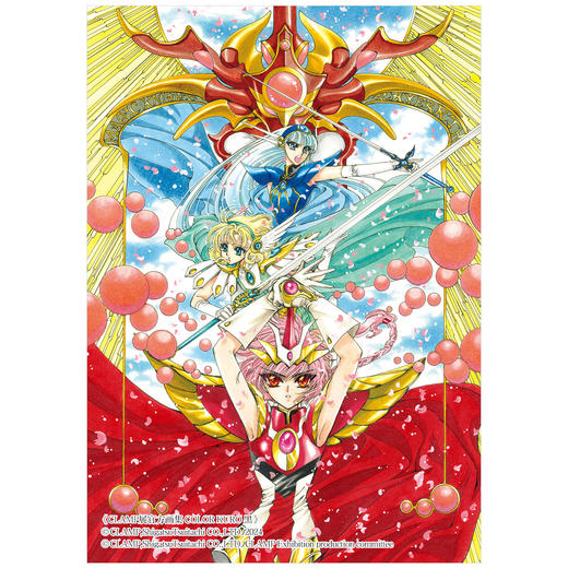 现货+实拍！满100元加赠1张天角纪念卡【双册特典版】CLAMP展官方画集黑白套装附2张冷烫工艺包边色纸+随书赠品：复制画卡《黑》《白》各3款 COLOR KURO SHIRO 商品图8