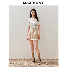 MAXRIENY【Day Dreaming-主题纪念款】MAXRIENY复古绣花针织毛衫(货号:MC85SW001)