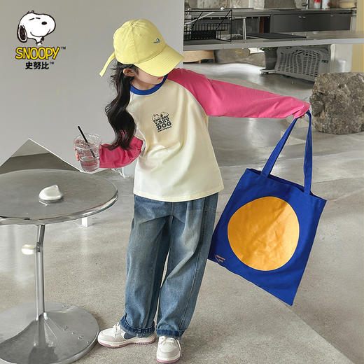 【清仓捡漏】【130-140】【史努比】女童春秋长袖T恤 商品图2