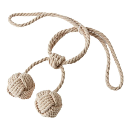  窗帘绑带绑绳窗帘配件窗穗 自然风 小毛球单个装 商品图2