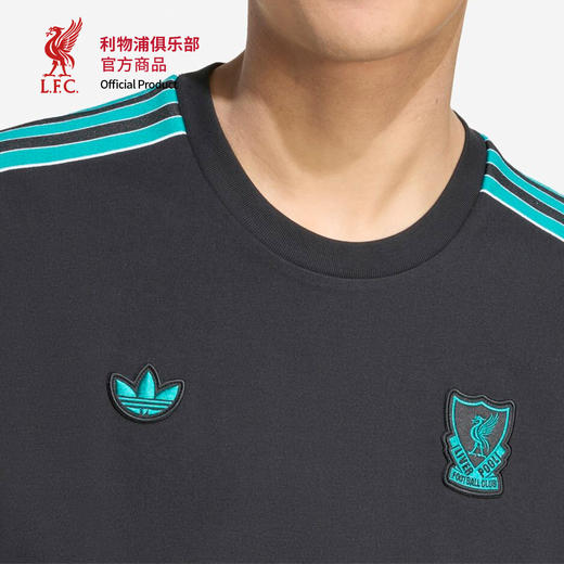 【官网同款】利物浦俱乐部 | ICON短袖休闲文化T恤黑色百搭 商品图3