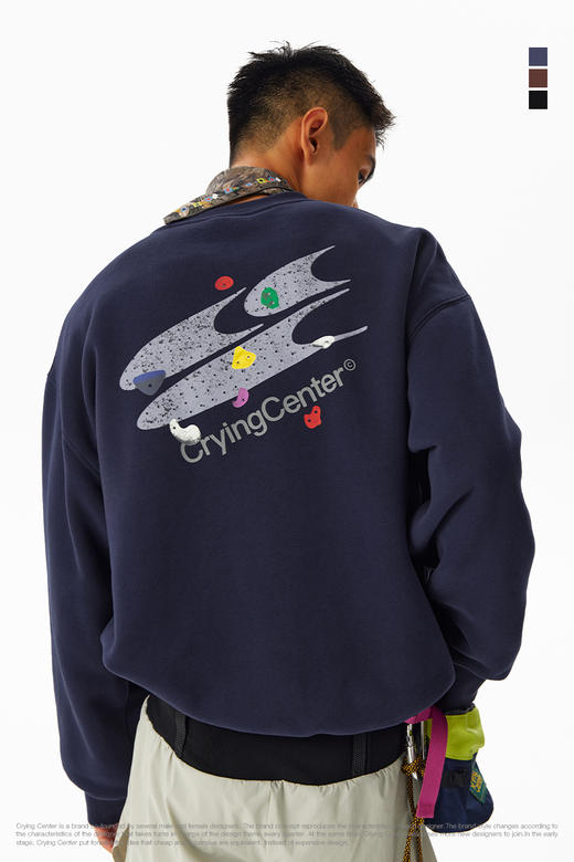 CryingCenter 攀岩馆logo圆领卫衣 哭喊中心 商品图4