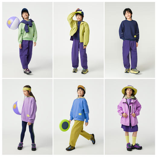 【代发】绿标防污溜溜棉儿童秋季长袖纯色款上衣简约SUNNYWHITEGreen 商品图4